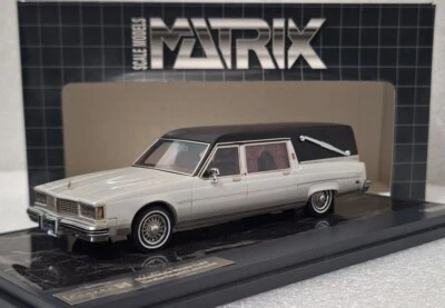 Oldsmobile Ninety Eight 98 Eureka Regent Landaulette 1983 Silver 1:43 Matrix - Image 1 of 4