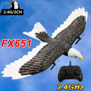 Aviones RC 2.4G 2CH Eagle Bionic Control Remoto Ala Fija Planeador Luchador Juguete - Imagen 1 de 13