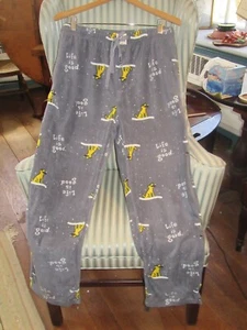 NWT LIFE IS GOOD MEN FLEECE SLEEP /LOUNGEPANT,..ROCKET IN SNOW "ECSTACY" (L) - Picture 1 of 3