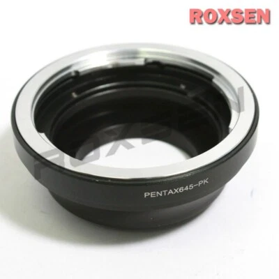 Pentax 645 P645 lens to Pentax K mount PK adapter camera DSLR K-1 3 5 II K100D - Image 1 of 2