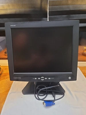 Gateway 15 Inch LCD Computer Monitor FPD1730 VGA Vtg 2003 Video Games - Image 1 of 4