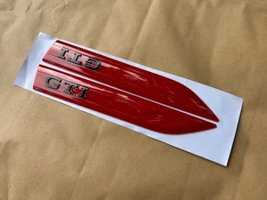 VW GOLF MK8 GTI 2020-2025 NEW GENUINE FRONT WING EMBLEM BADGE MOULDING PAIR - Picture 1 of 3