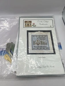 Country Cottage Needleworks “Silent Night” Cross Stitch Kit – Chart, Fabric - Picture 1 of 2