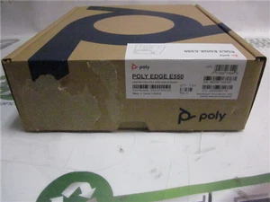 Poly Edge E550 IP Telefon 12 Leitungstasten 5 Zoll Display PoE Neu im Karton  - Bild 1 von 7