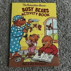 Die Berenstain-Bären beschäftigte Bären Aktivitätsbuch von Stan & Jan Berenstain brandneu - Bild 1 von 2