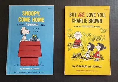 But We Love You Charlie Brown 1959 & Snoopy Come Home 1962 Peanuts 1st Editions - Image 1 of 4
