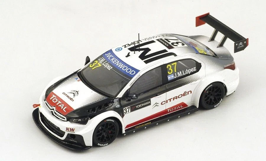Spark Model S4524 CITROEN C-ELYSEE N.37 WINNER R1 RACE OF ARGENTINA 2015 J.M.LOP - Immagine 1 di 1