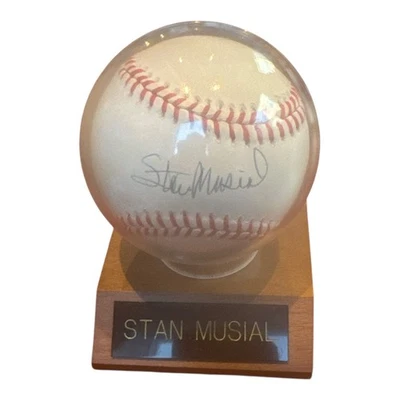 Stan Musial Autograph Signed Official Major League Ball Beckett Authentic - Image 1 of 4