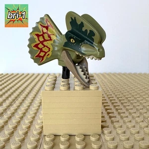 LEGO Jurassic World, Fallen Kingdom 🦕 Dilophosaurus HEAD ONLY, dilo02, 75931 - Picture 1 of 7