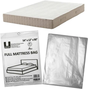 Moving Supplies (1 Pack) Full Size Mattress Bag 54" X 12" X 90" Mattress Covers - Imagen 1 de 12