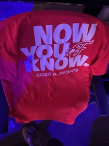 Indiana Fever Playoffs Adult XL Size T-Shirt 9/16/2025 Round 1 G 2 Caitlin Clark - Picture 1 of 1