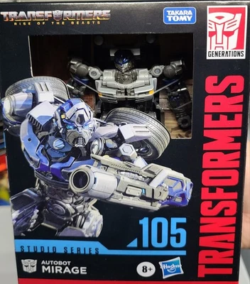 Hasbro Transformers Studio Series Rise of The Beasts Mirage #105 4.5" Figure Toy - Image 1 of 3