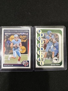 2024 drake maye 2 card lot - Picture 1 of 1