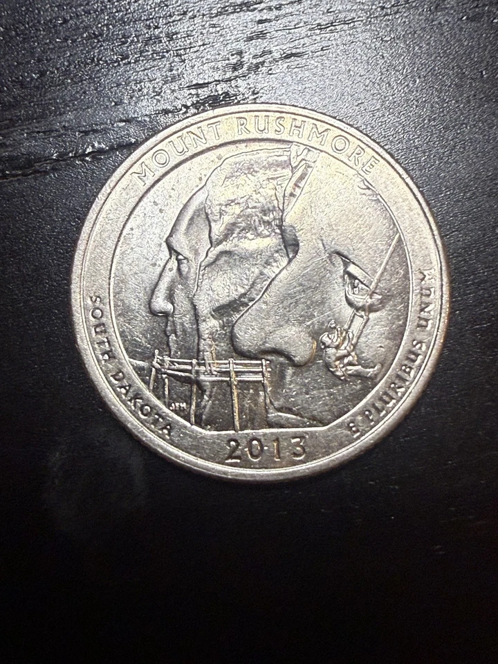 D Mint Quarter Mount Rushmore 2013 Foto 1 de 2