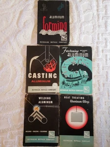 Aluminum Book Set Of 5 1960’s reynolds metals company How To Education - Imagen 1 de 6