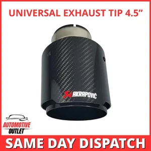 AKRAPOVIC EXHAUST TIP 4.5" OUTLET CARBON FIBRE FOR BMW 3 4 5 SERIES F10 11 - Picture 1 of 11