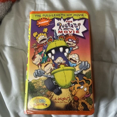 The Rugrats Movie (VHS, 1999) Clamshell Orange Tape Nickelodeon - Image 1 of 2