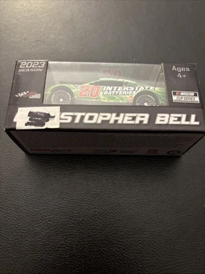 Batería interestatal verde Christopher Bell 1/64 Action NASCAR Diecast #20 2023 Foto 1 de 3