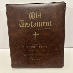 King James Version Old Testament Vol1 by Alexander Scourby 16 Cassette Tapes - Picture 1 of 7