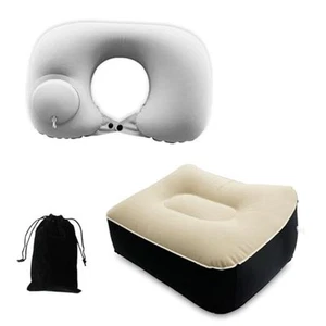 Inflatable Foot Rest, Carseat Foot Pillow, Airplanes Inflatable Foot Rest - Picture 1 of 8