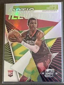 2022-23 Contenders Optic Illusion Silver Prizm Jabari Smith Jr Rockets #7 - Imagen 1 de 3