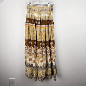 NUEVO CON ETIQUETAS Falda Dorothy Schoelen Vintage Años 90 Largo Midi Talla 8 Celestial Mystical - Imagen 1 de 6