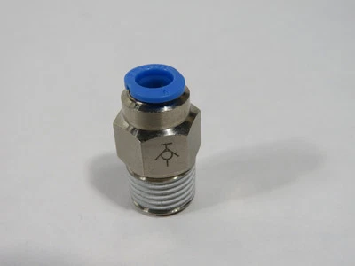 Festo 153451 HB-1/4-QS-6 Push-In Check Valve R1/4" 6mm Tubing 294 L/min NOP - Image 1 of 2