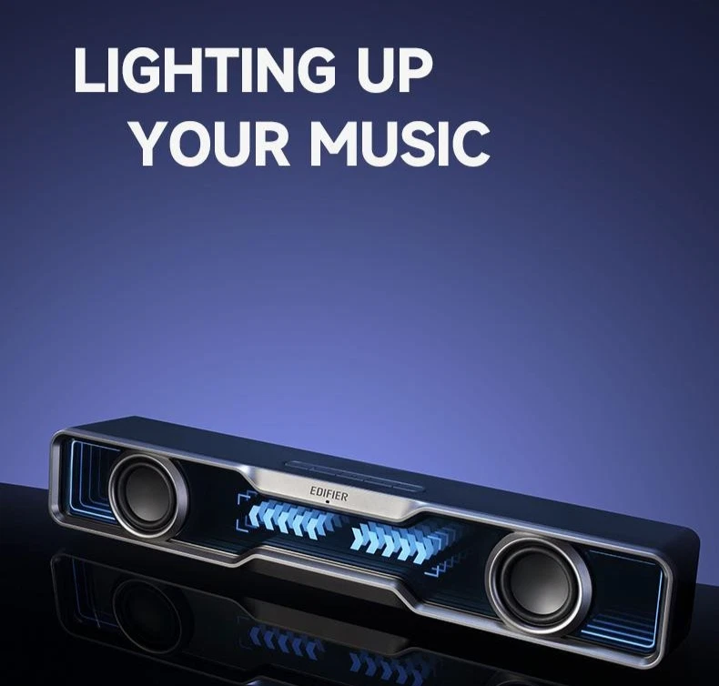 Edifier QS30 Soundbar USB/Bluetooth 5.4 RGB Mic per PC Altoparlanti Gaming - Immagine 1 di 4