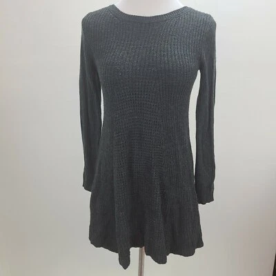 Vestido Suéter Romeo And Juliet Alta Costura Mujer Pequeño Gris Pullover Manga Larga  Foto 1 de 4