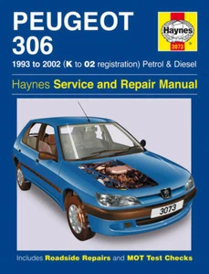 3073 Peugeot 306 1993 - 1999 Petrol & Diesel Haynes Service and Repair Manual - Picture 1 of 2