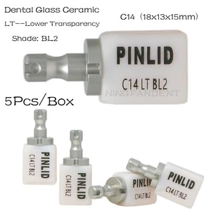 LT BL2 C14 Dental Vidrio Cerámica Litio Displicado Bloque CAD/CAM Cerec Emax - Imagen 1 de 10