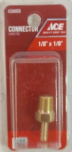1/8 HOSE BARB X 1/8 MALE NPT Lead Free Brass Pipe Fitting - Picture 1 of 6