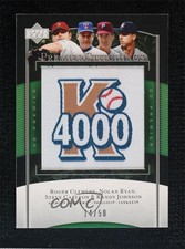 2007 Premier Stitchings /50 Roger Clemens Nolan Ryan Steve Carlton Randy Johnson