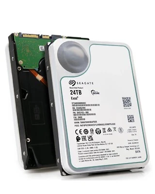 Seagate Exos 24TB Interne Festplatte 3,5 Zoll HDD (ST24000NM000C) RECERTIFIED - Bild 1 von 3