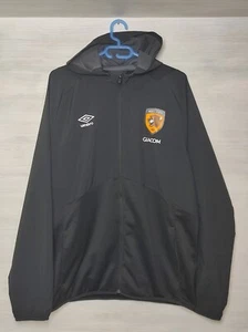 HULL CITY FC 2017-18 TRACK TOP UMBRO JACKET FULL ZIP SOCCER SIZE XL - Picture 1 of 15