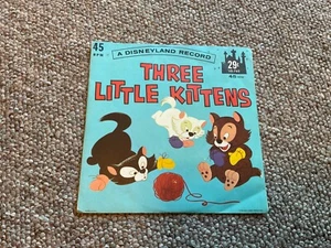 ¡Tres gatitos! Walt Disney Little Gem Record (1962)! Disneyland Record! - Imagen 1 de 8