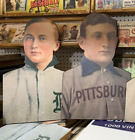 T206 Thick Wooden Cut Out Portraits of Ty Cobb & Honus Wagner READ Description