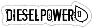 Diesel Powered Slogan Aufkleber Auto Autoaufkleber - 6" oder 8" - Bild 1 von 1