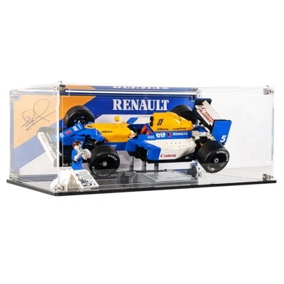 BRICK IN IT Vetrina per LEGO® Icons Williams Racing FW14B e Nigel Mansell 10353