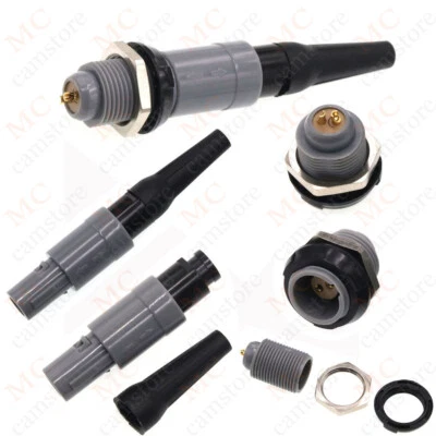 1P 2 -14 pin PAG/PKG Push Pull Plastic Medical Male plug-female socket Connector - Image 1 of 4