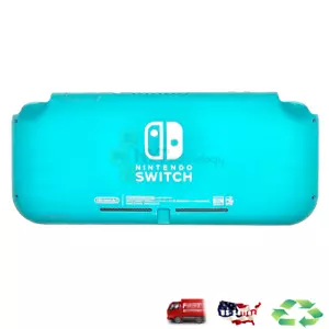 Genuine Nintendo Switch Lite Housing Shell Case Back Turquoise Replacement - Picture 1 of 2