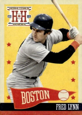 2013 Panini Hometown Heroes #10 Fred Lynn - Image 1 of 2