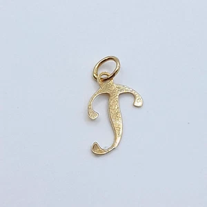 Lettera iniziale "t" oro giallo 18kt grammi 0,60 - Imagen 1 de 1