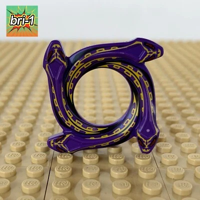 LEGO Ninjago Rise of Snakes: Rattla Spinner Crown, 98342pb02, 9579, 2012, PÚRPURA Foto 1 de 3