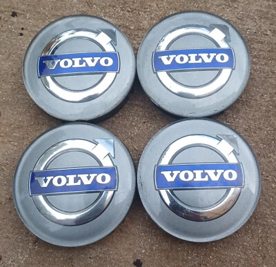 Volvo XC, S, V series center cap set (4 pieces) 1998-2024 part# 30666913 S3 - Image 1 of 3