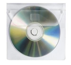 10x Veloflex CD-Hülle Tasche mit Klappe zum Einkleben für 1 CD selbstkleben 2259 - Afbeelding 1 van 1