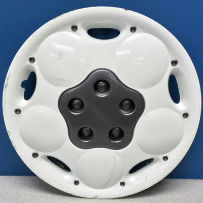 ONE 1995-1996 Dodge Neon/Plymouth Neon # 502 14" Blanco Tapacubos Cubierta de Rueda USADA Foto 1 de 3