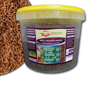FD-Rote Mückenlarven 3 Liter Eimer 300 g Futter Zierfische Gefriergetrocknet - Bild 1 von 1