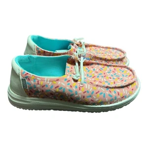 Hey Dude Wendy Youth Sprinkles Girls Shoes Size Youth 2 Women’s 3 EU 34 40069-6O - Picture 1 of 8