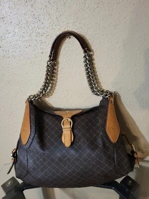 Rioni Women's Large Brown Shoulder Leather Handbag. Italia, Cond.is V.Gd. - Image 1 of 4